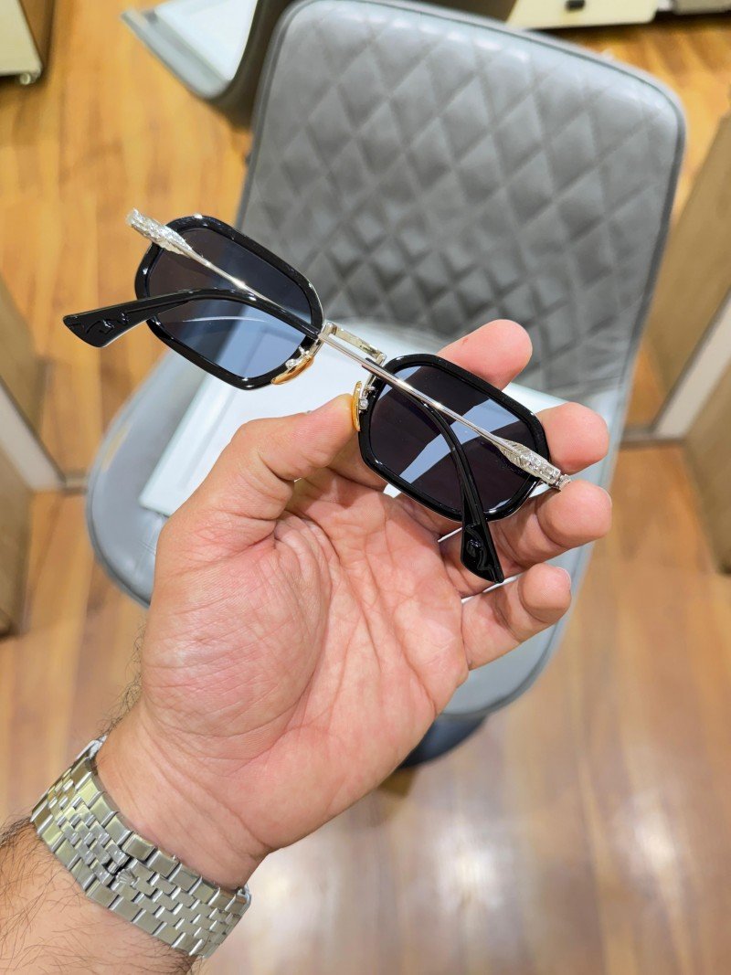 Chrome heart king silver black with og box - Image 3